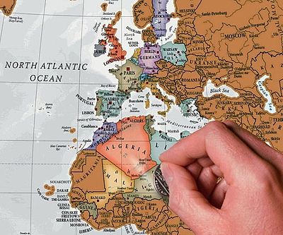 Scratch Off World Map