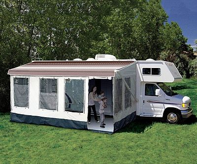 Screened-In Porch Camper Attachment
