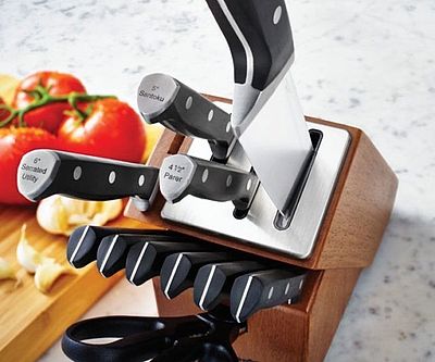 Self-Sharpening Knife Block