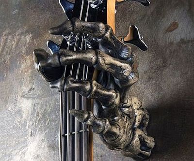 Skeleton Hand Wall Mounted Guitar Grip