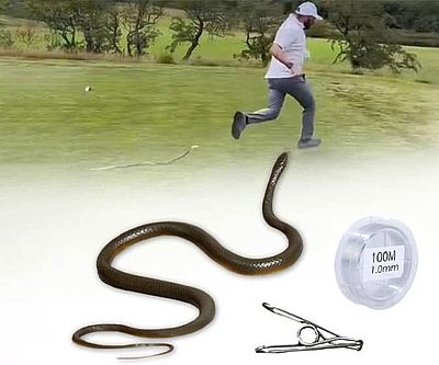 Snake On A String Golf Prank