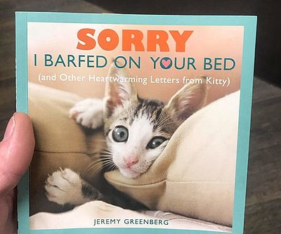 Sorry I Barfed On Your Bed Book