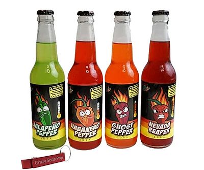 Spicy Hot Pepper Sodas