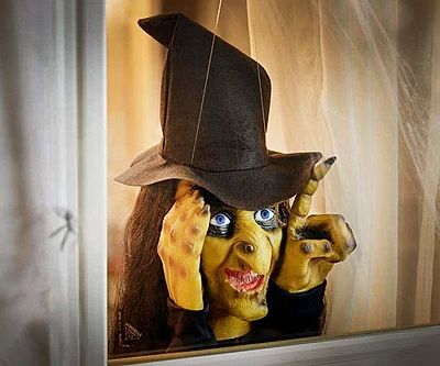 Tapping Witch Halloween Decoration