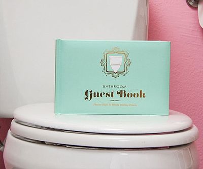 The Bathroom Guest Book