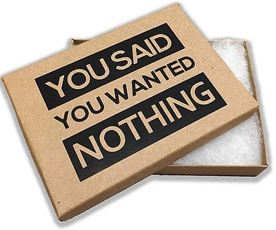 The Gift Box Of Nothing