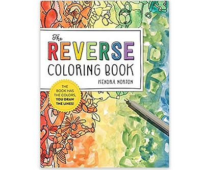 The Reverse Adult Coloring Book