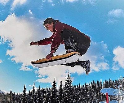 The Snow Skateboard
