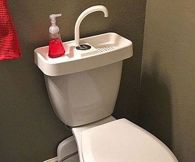 Toilet Lid Sink