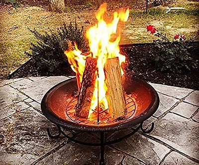 Vertical Fire Pit Log Grate
