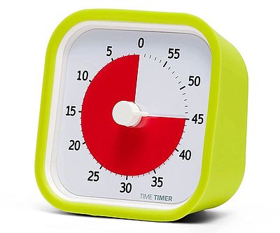 Visual Countdown Analog Clock Timer