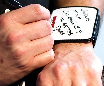 Wearable Dry Erase Board Wristband